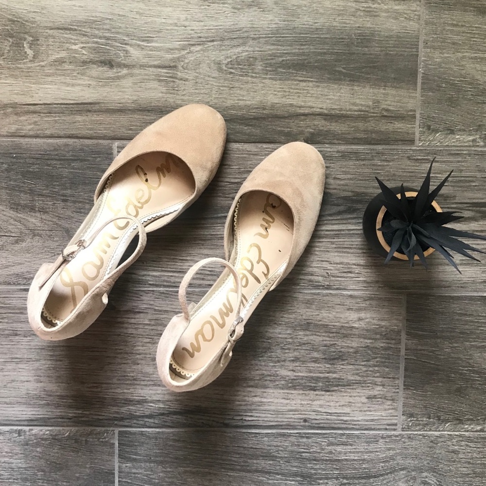 Sam Edelman Size 9.5 Block Heel Clover Pump (EUC)